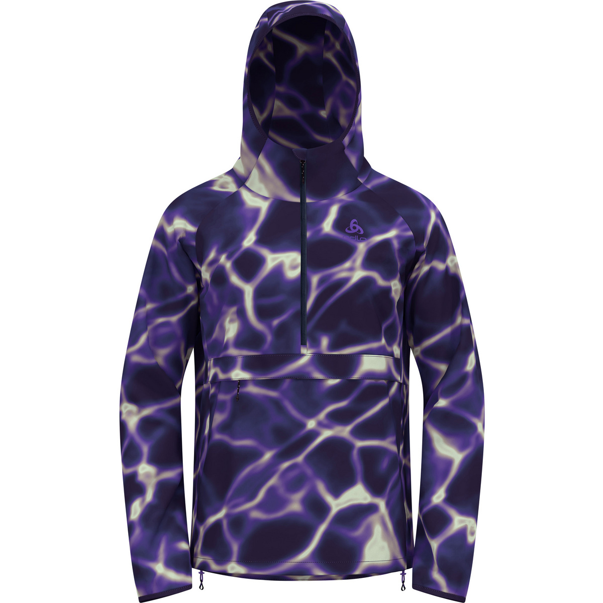 Odlo Herren Zeroweight Print Jacke (Größe XXL, lila)