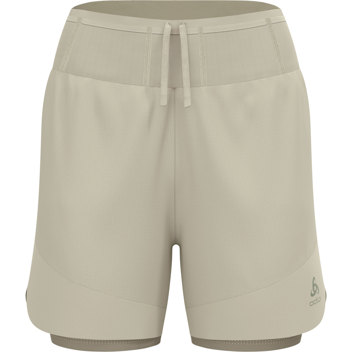 Odlo Damen X-Alp Trail 5 Inch 2-in-1 Shorts (Größe XL, gruen)