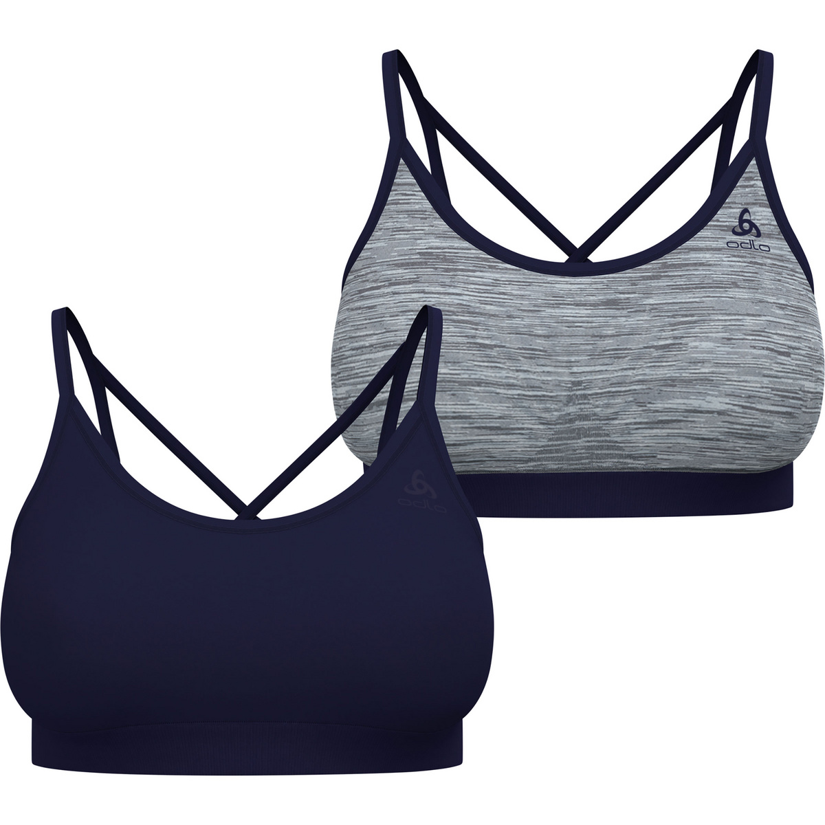 Odlo Donna Reggiseno sportivo Seamless Low (Taglia M, Blu)