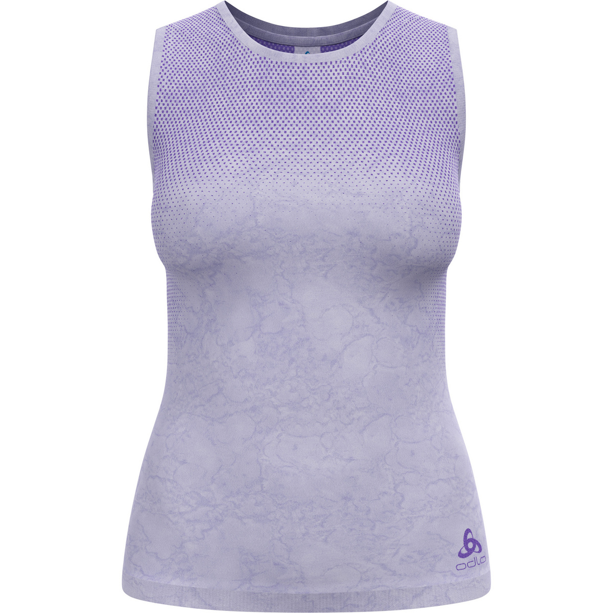 Odlo Donna Canotta Performance Light Rain Dye Bl (Taglia XL, Viola)
