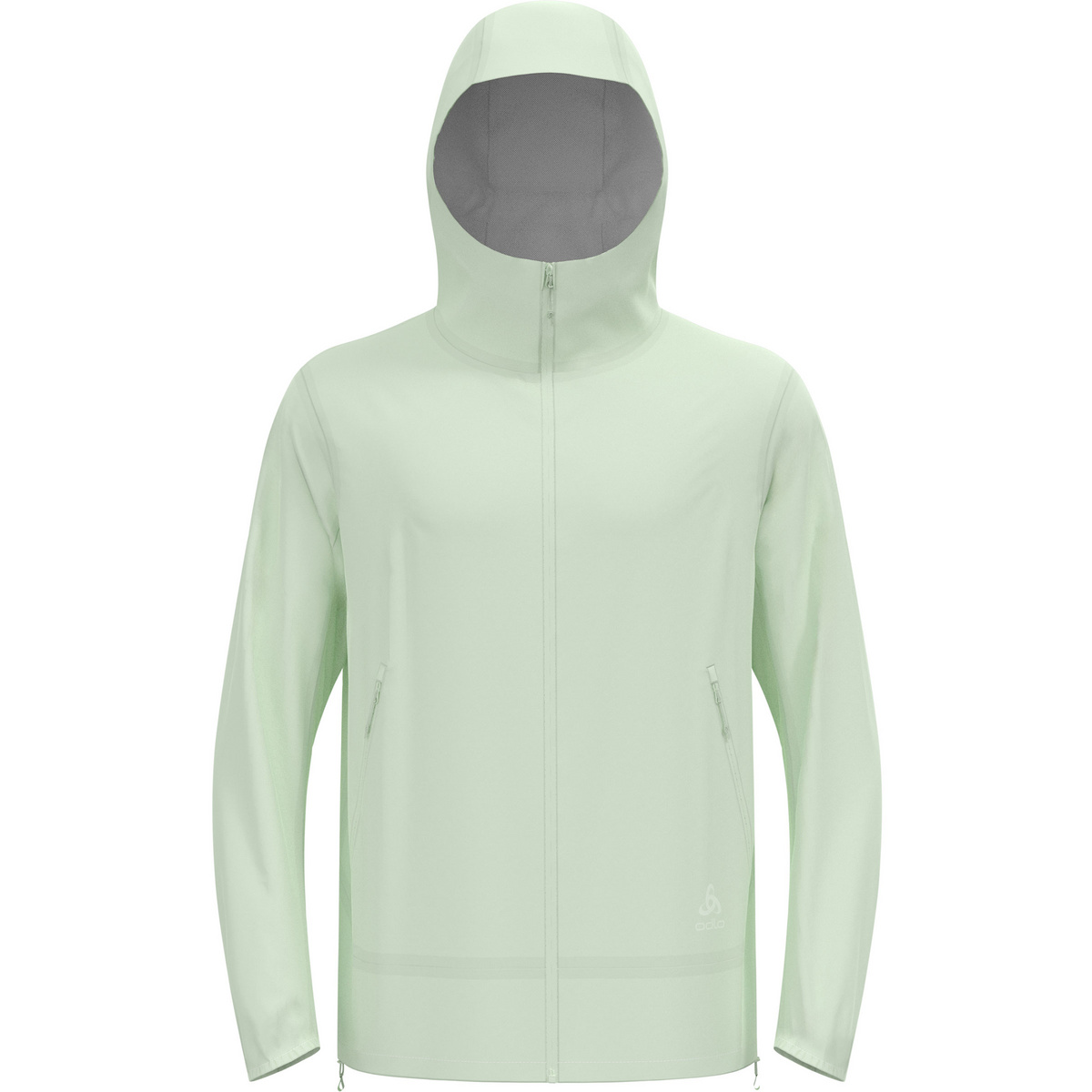 Odlo Uomo Giacca Essential 2.5l Waterproof (Taglia L, Verde)