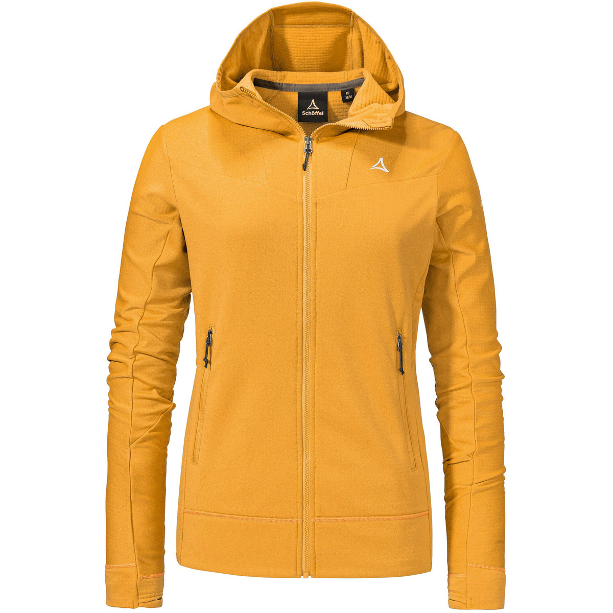 Schöffel Damen Style Blaueis Hoodie Jacke (Größe XXL, orange)
