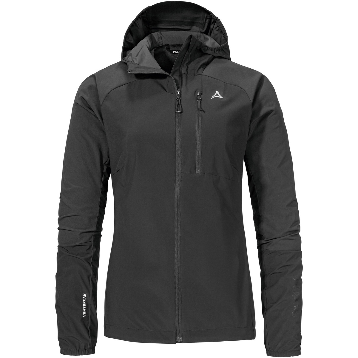 Schöffel Damen Style Mamry Hybrid Jacke (Größe 4XL, schwarz)