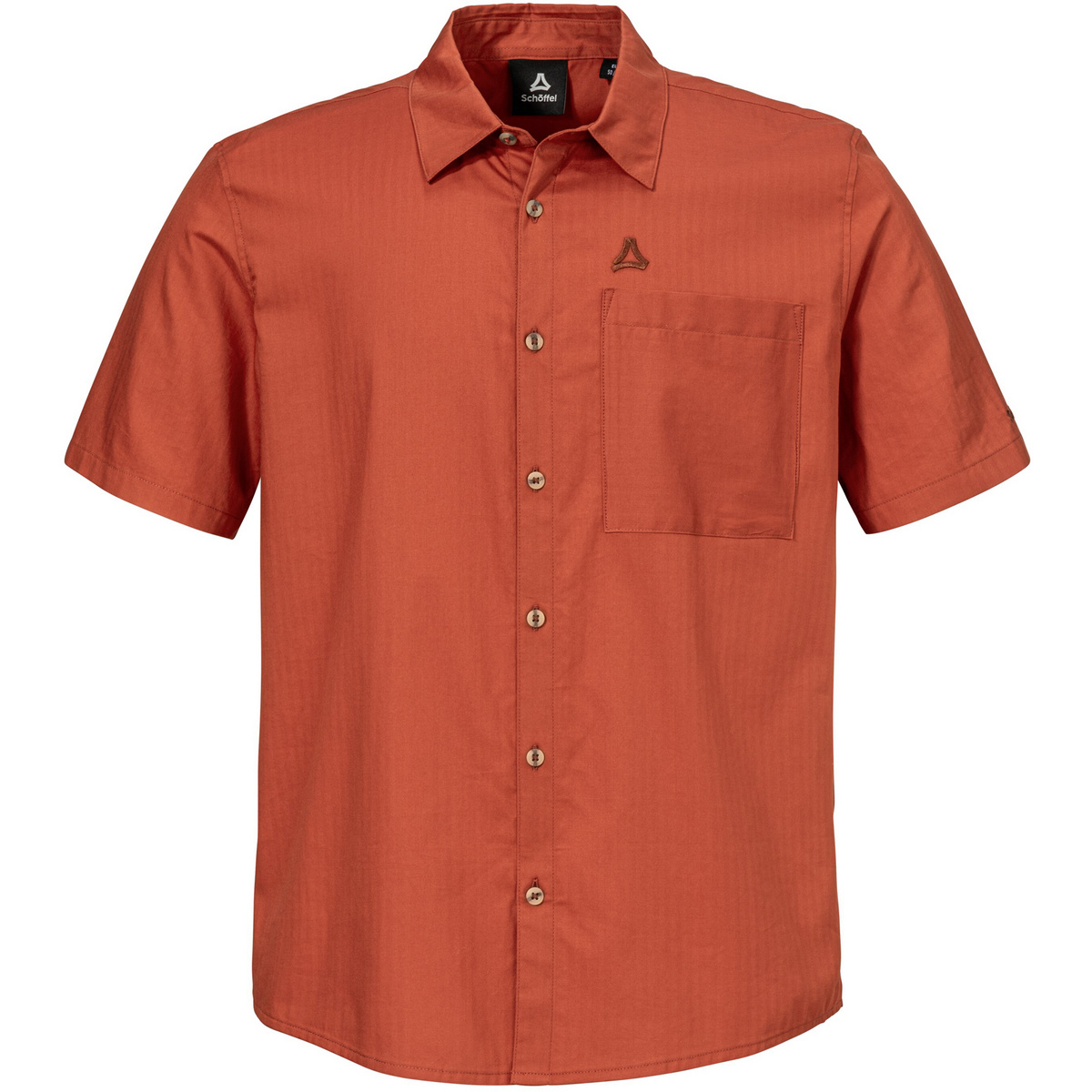 Schöffel Herren Style Kalmen Hemd (Größe XXL, braun)