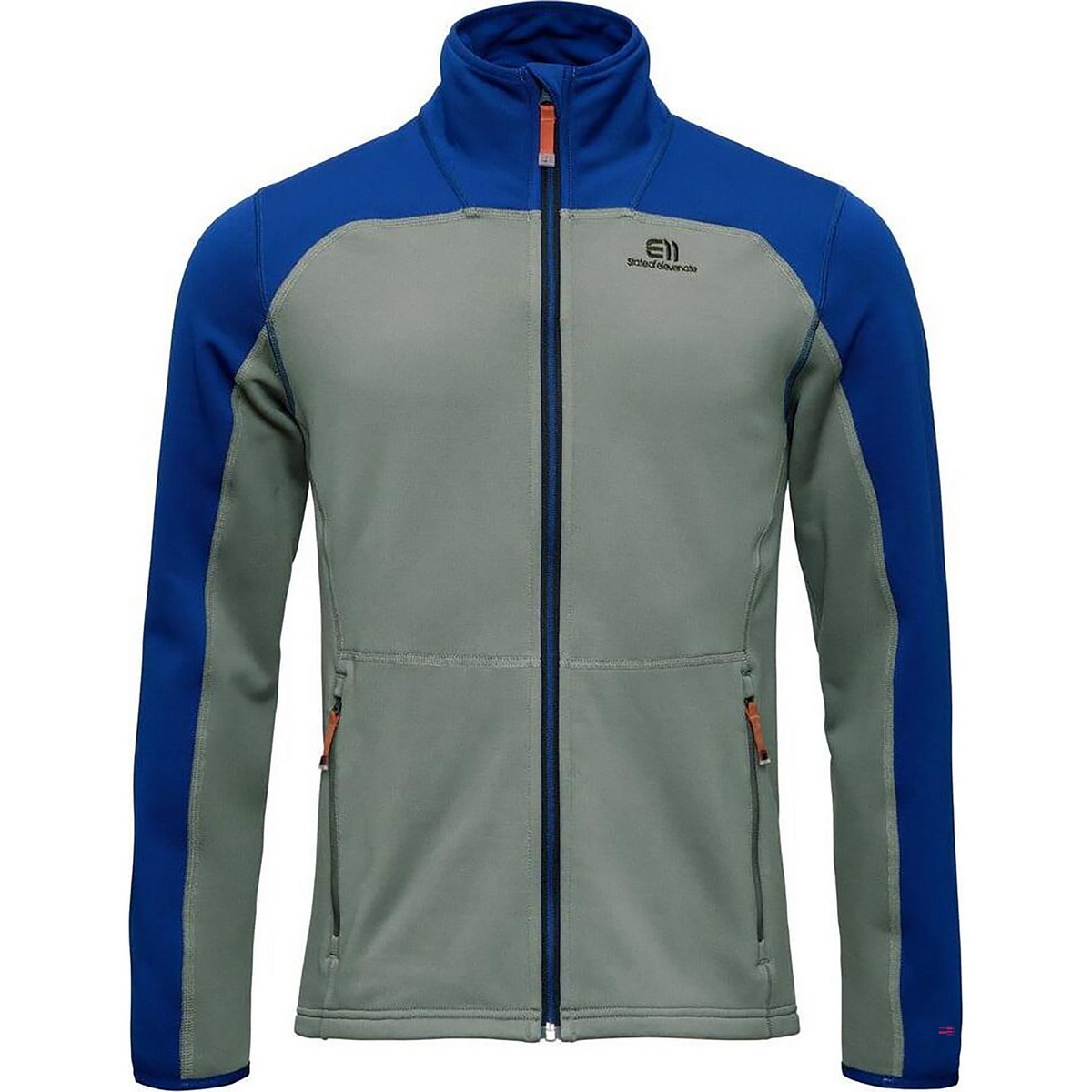 Elevenate Herren Skiers Fleece Zip Jacke (Größe M, gruen)