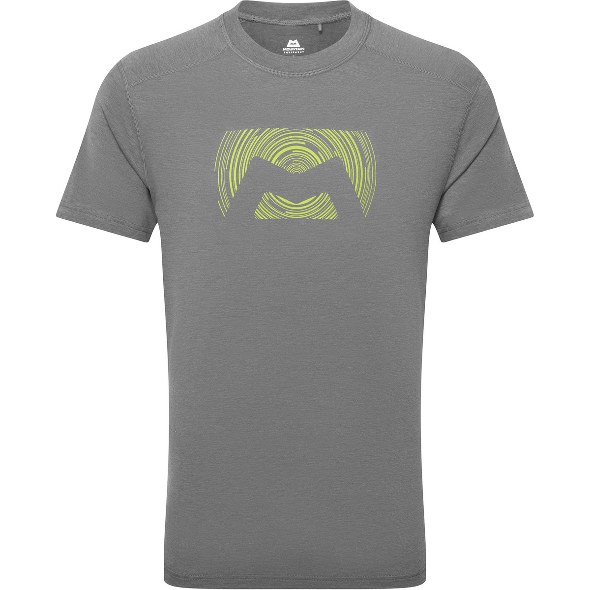 Mountain Equipment Uomo Maglietta Headpoint Graphic (Taglia L, Grigio)
