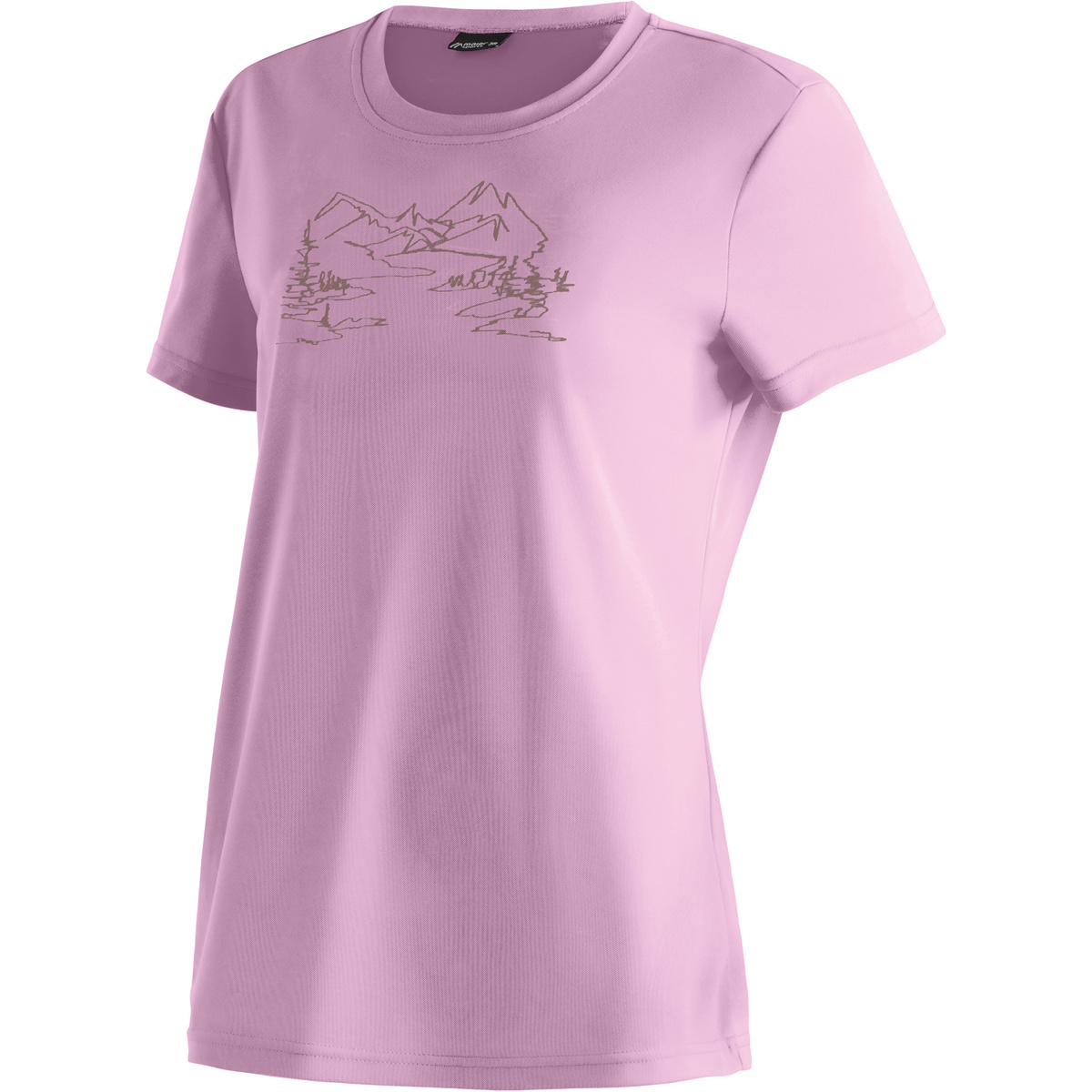 Maier Sports Damen Wilma Print T-Shirt (Größe M, rosa)