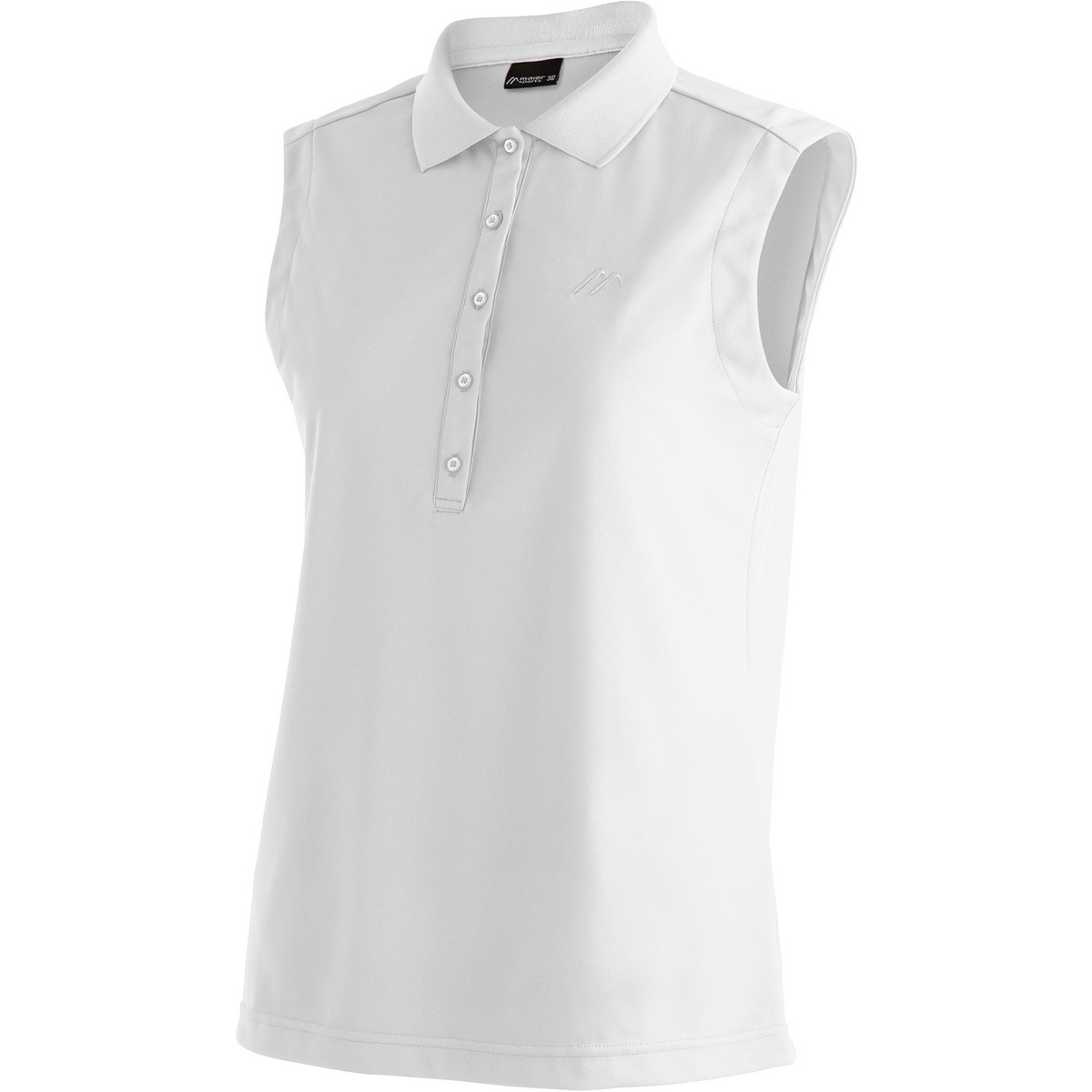 Maier Sports Donna Maglietta Ulrike Polo (Taglia L , Bianco)