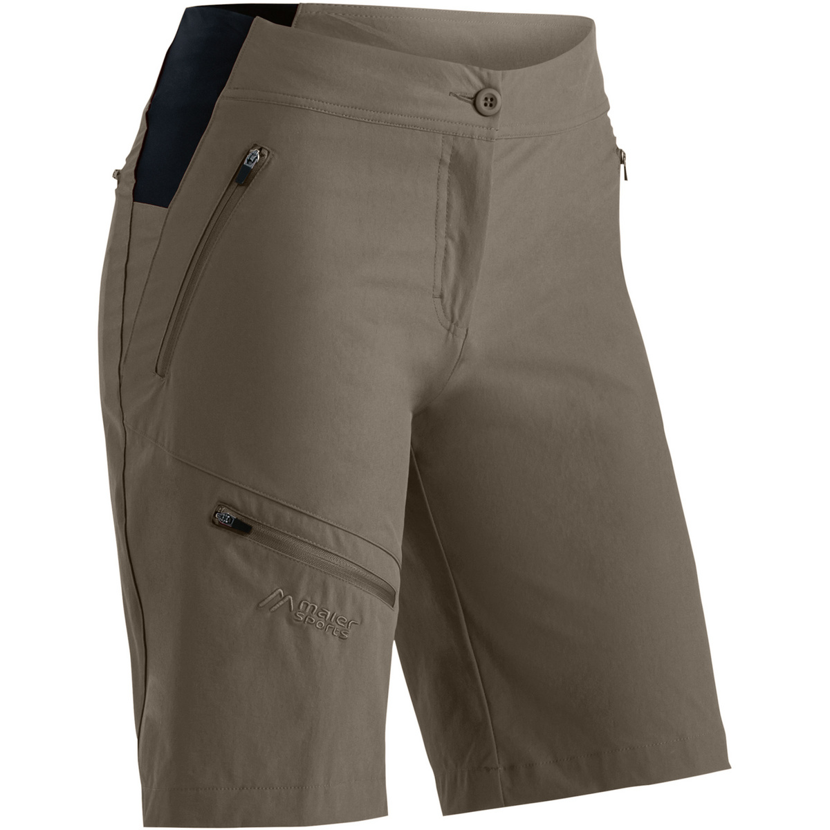Maier Sports Damen Inara Vario Shorts (Größe L, beige)