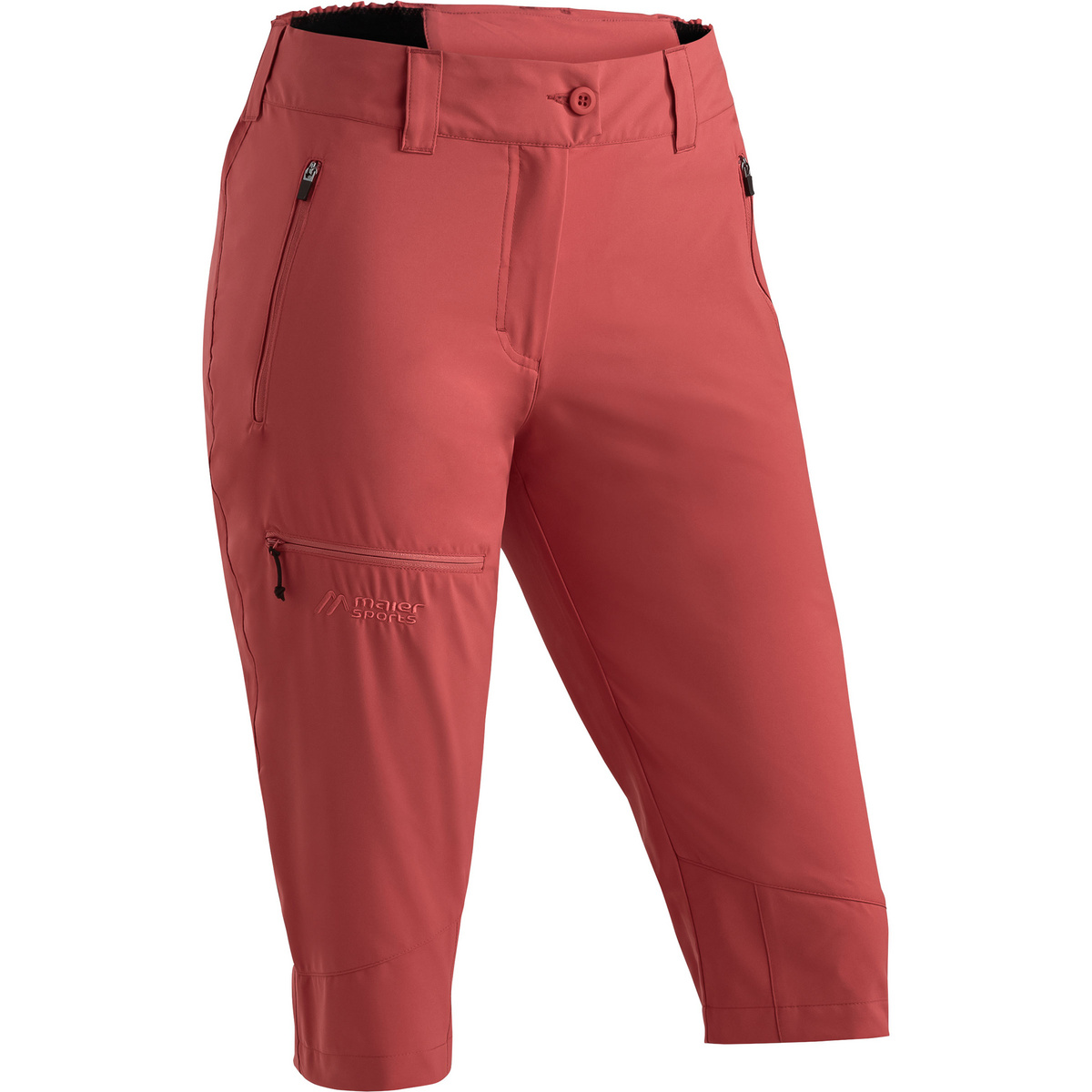 Maier Sports Femme Short Lulaka Capri Loop (taille XXL, Rouge)