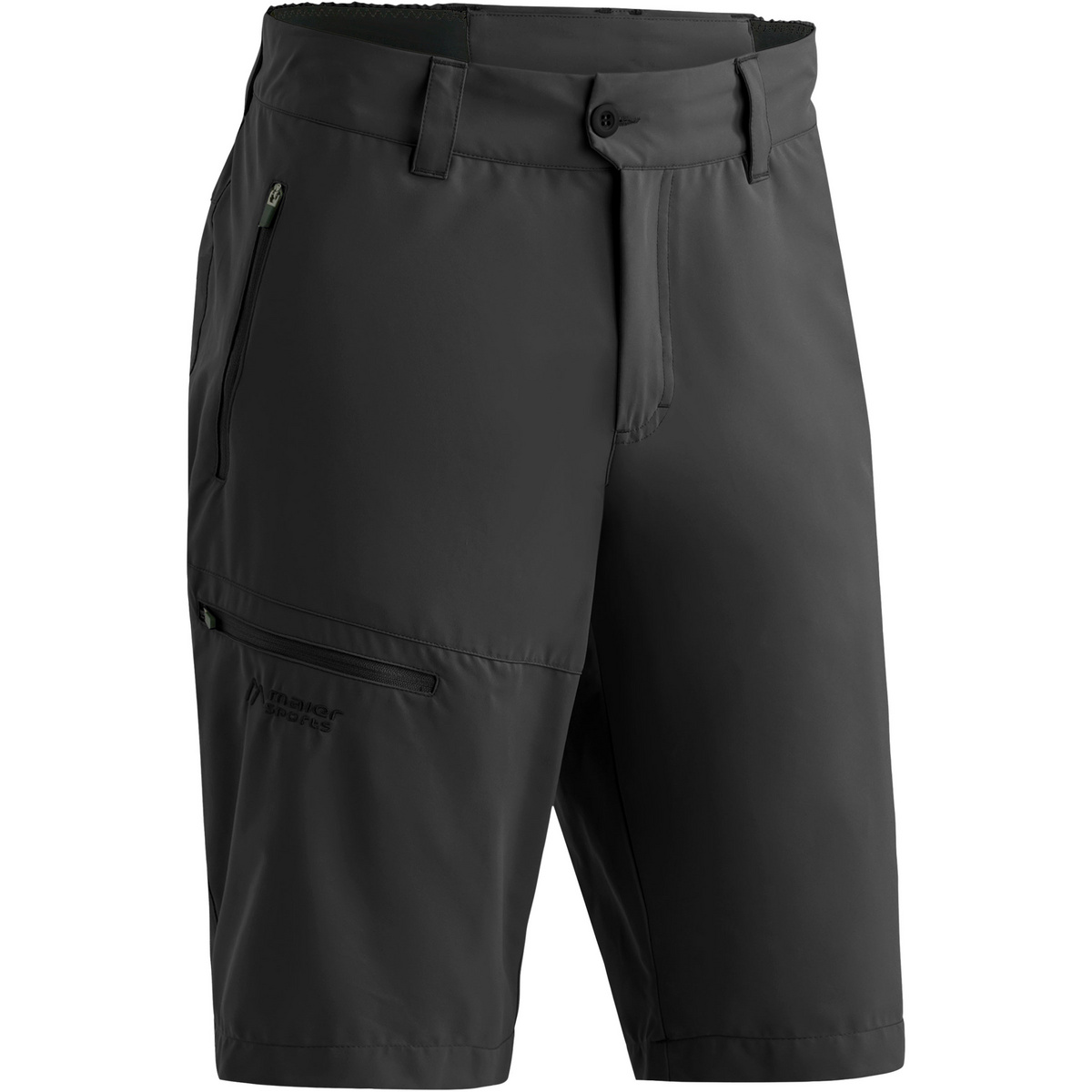 Maier Sports Uomo Pantaloncini Nil Short Loop Bermuda (Taglia XL, Nero)