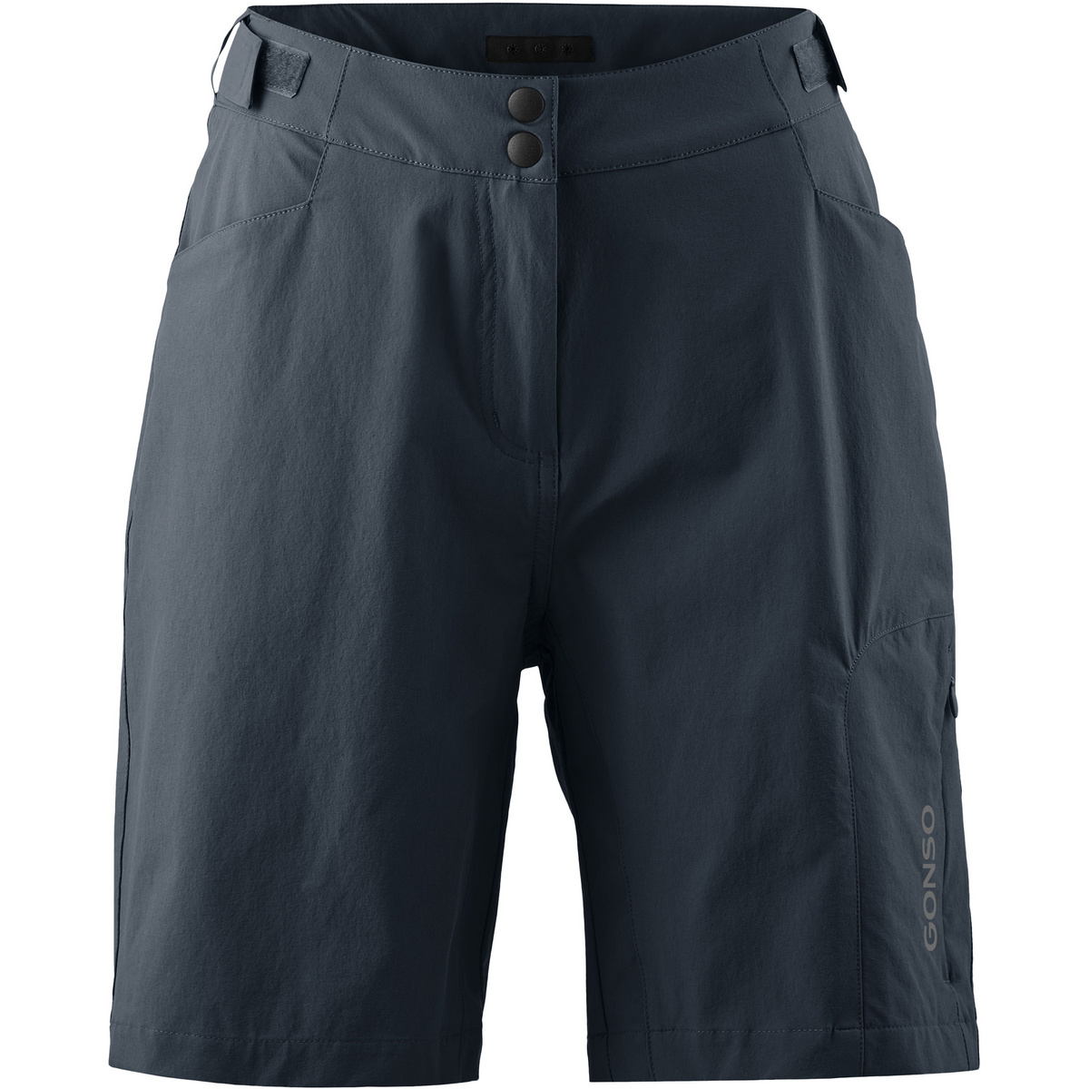 Gonso Damen Adventure Radhose kurz (Größe XL, schwarz)