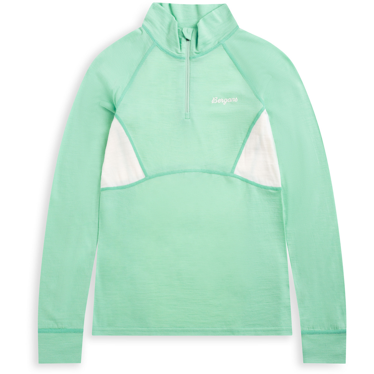 Image of Bergans Bambino Maglia a manica lunga Inner:Pure Merino Half Zip