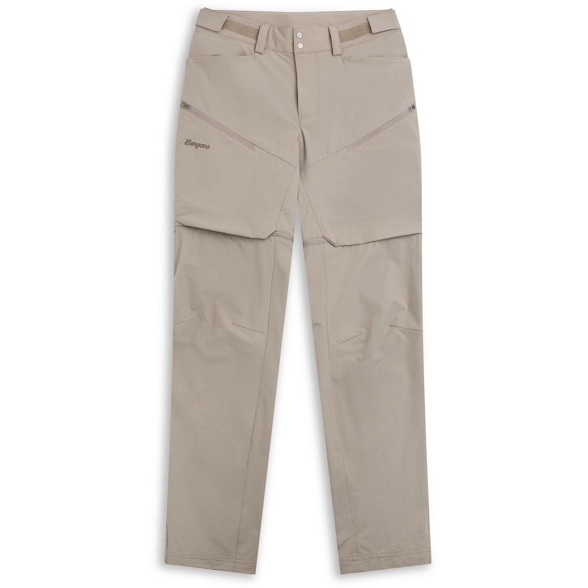 Bergans Damen Convertible Zip-Off Softshell Hose (Größe M, beige)