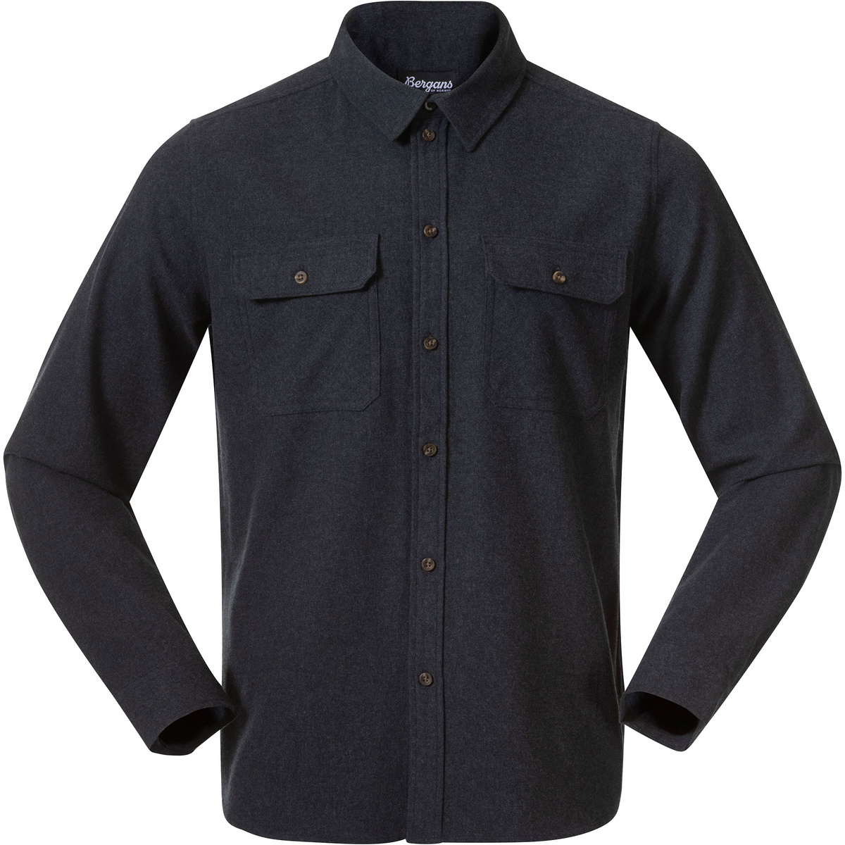 Bergans Herren Nordmarka Flannel Hemd (Größe XXL, blau)