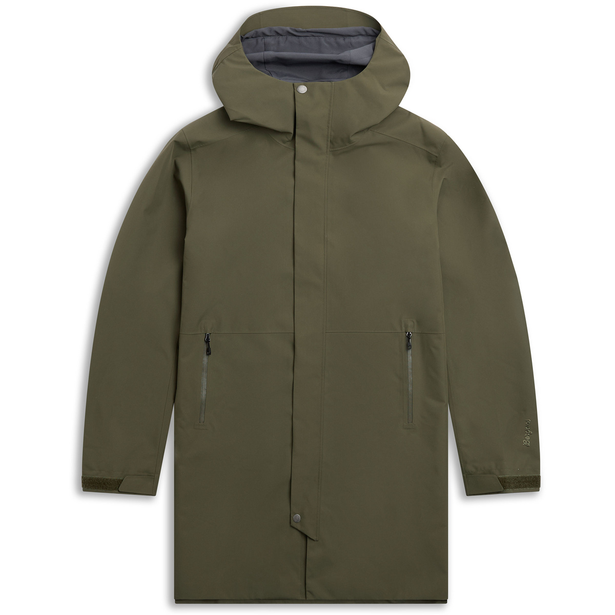 Bergans Herren Urban 2L Mantel (Größe L, oliv)