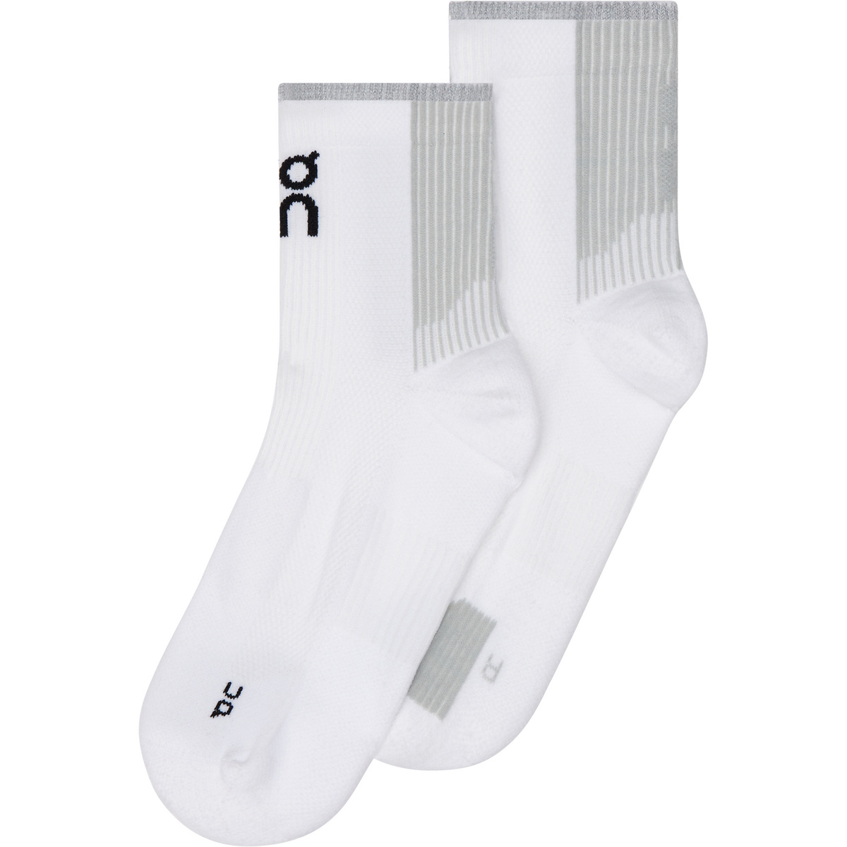 On Calzini Performance Run Mid (Taglia 47 , Bianco)