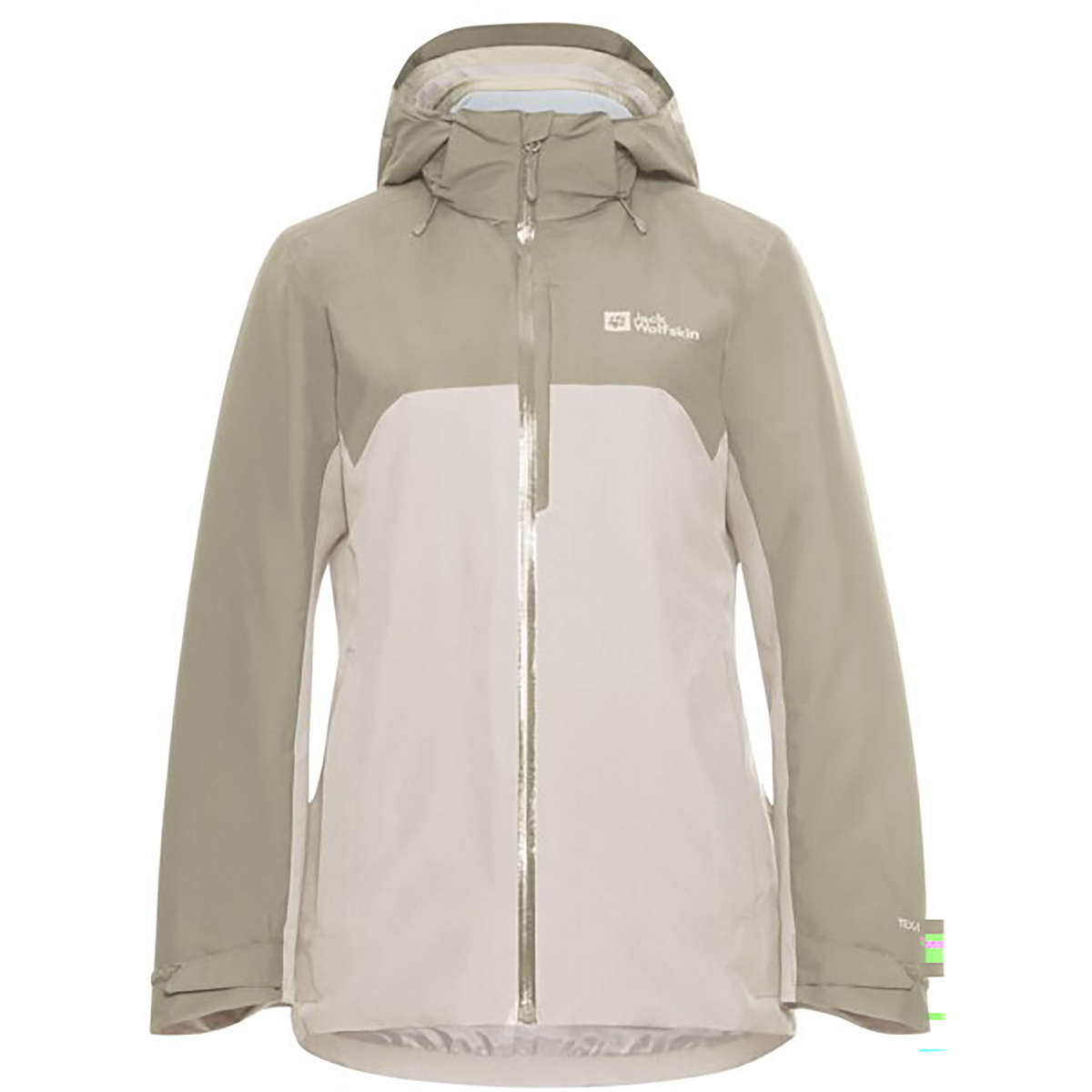 Jack Wolfskin Damen Hunberg 3in1 Jacke (Größe S, beige)