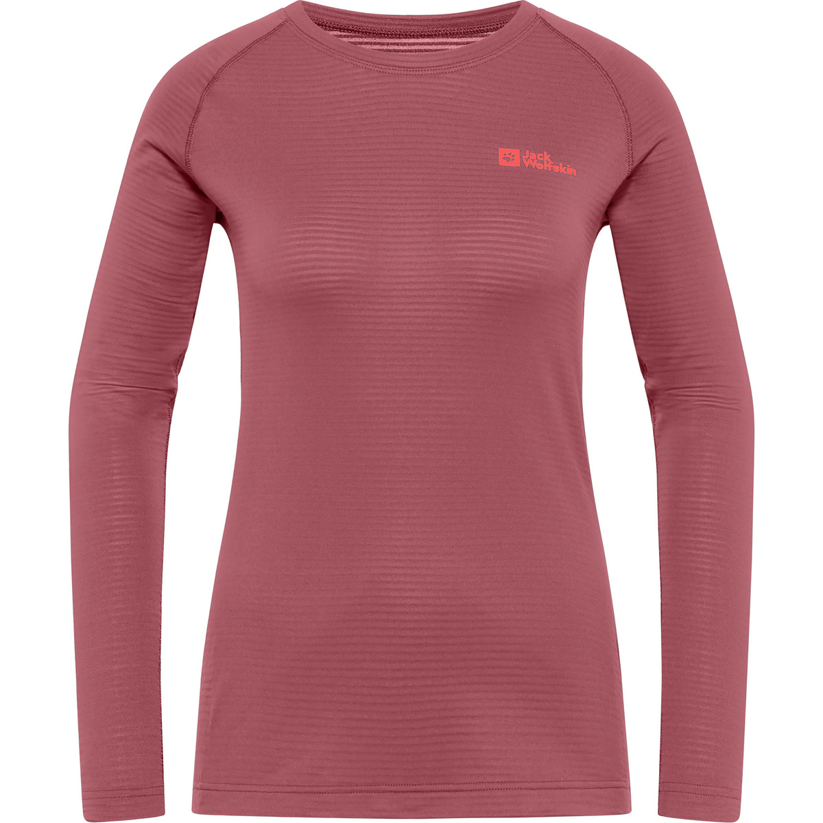 Jack Wolfskin Damen Infinite Warm Longsleeve (Größe S, rot)