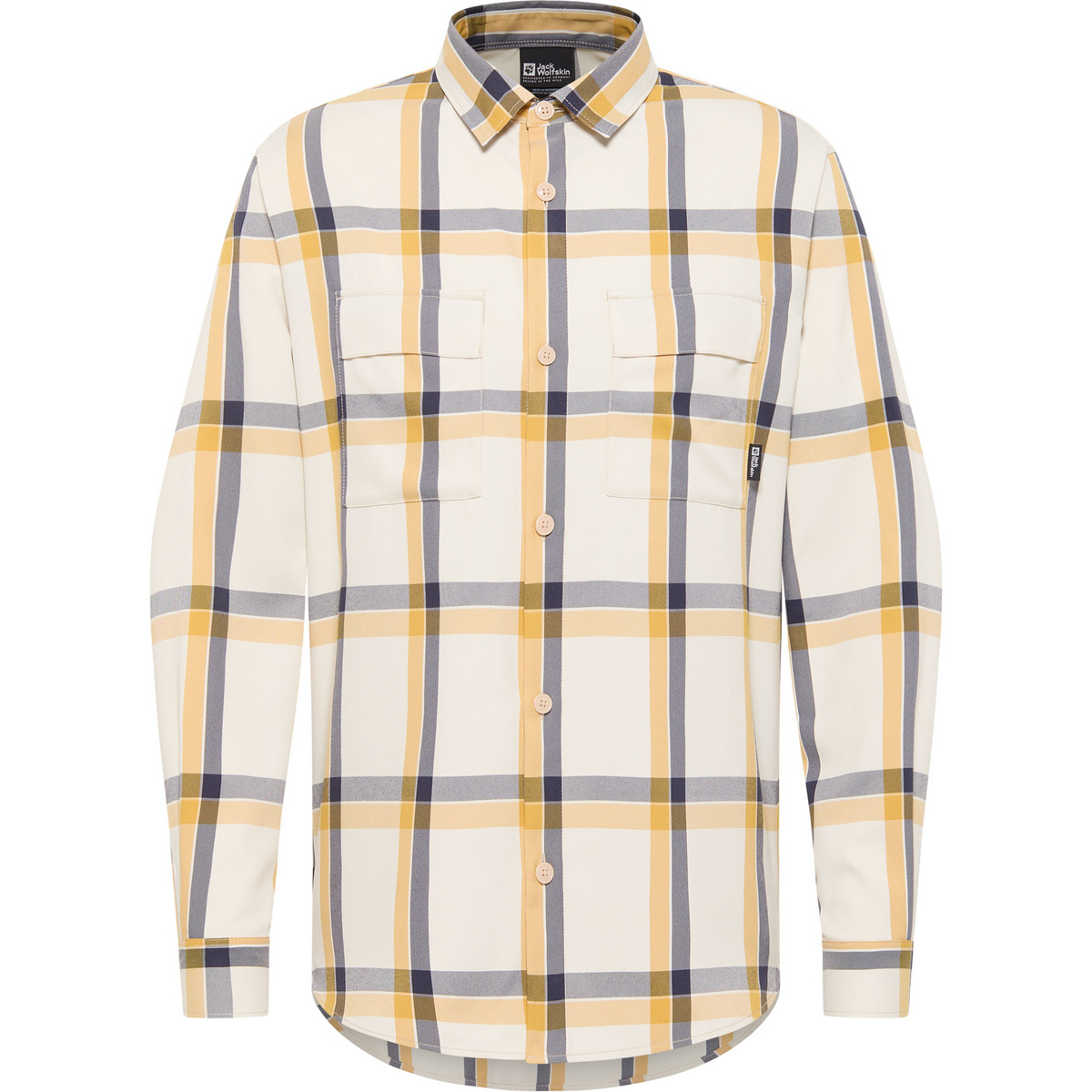 Jack Wolfskin Herren Steinwand Hemd (Größe M, beige)
