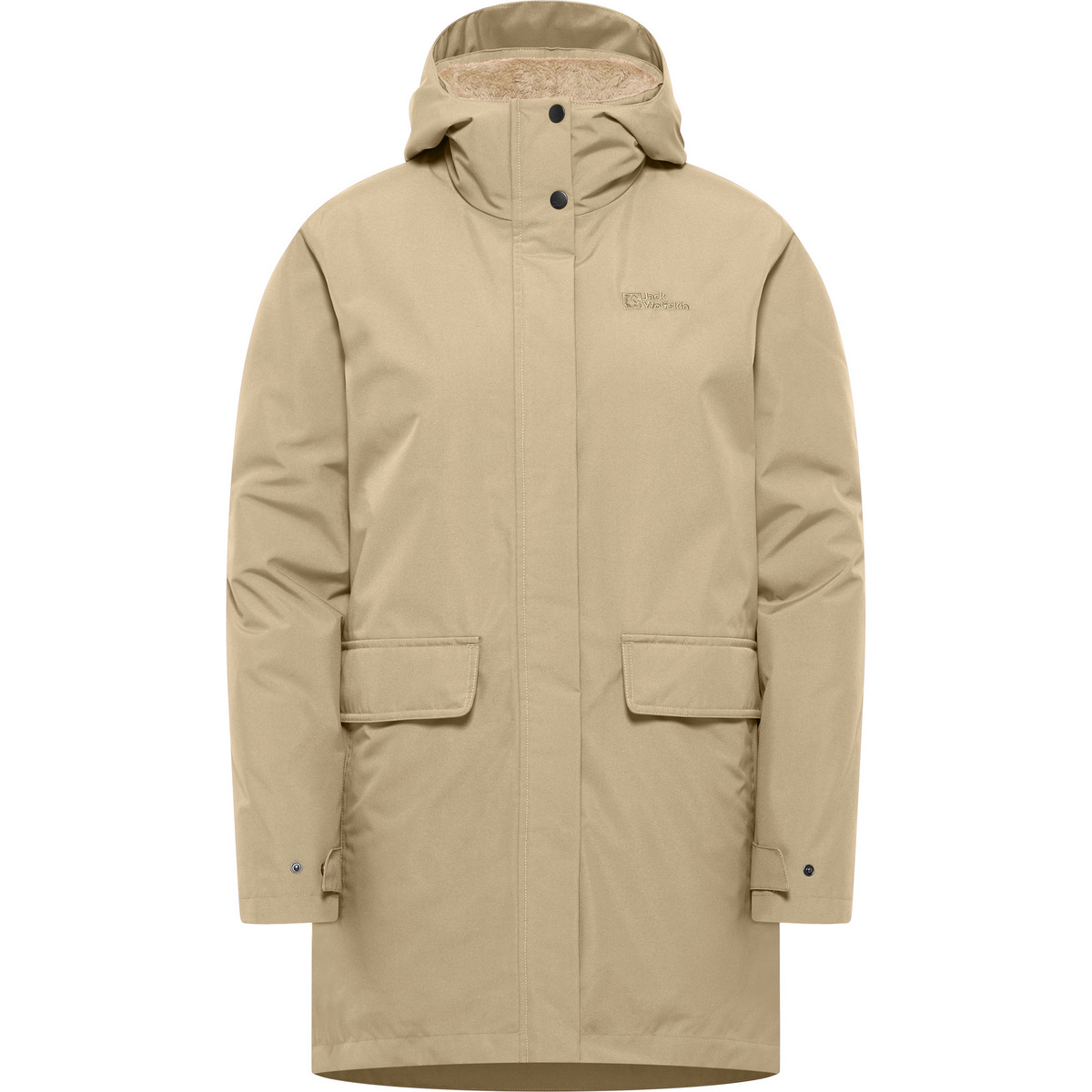 Jack Wolfskin Femme Parka Wintertor (taille XL, Beige)