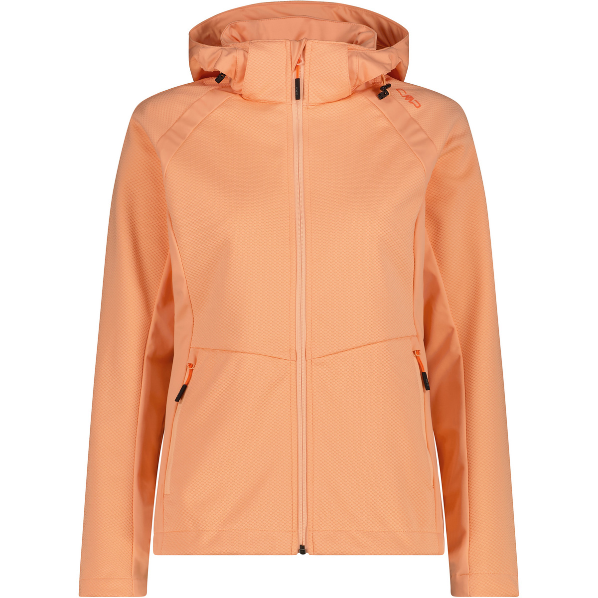 CMP Damen Zip Hoodie Jacke (Größe XXS, orange)