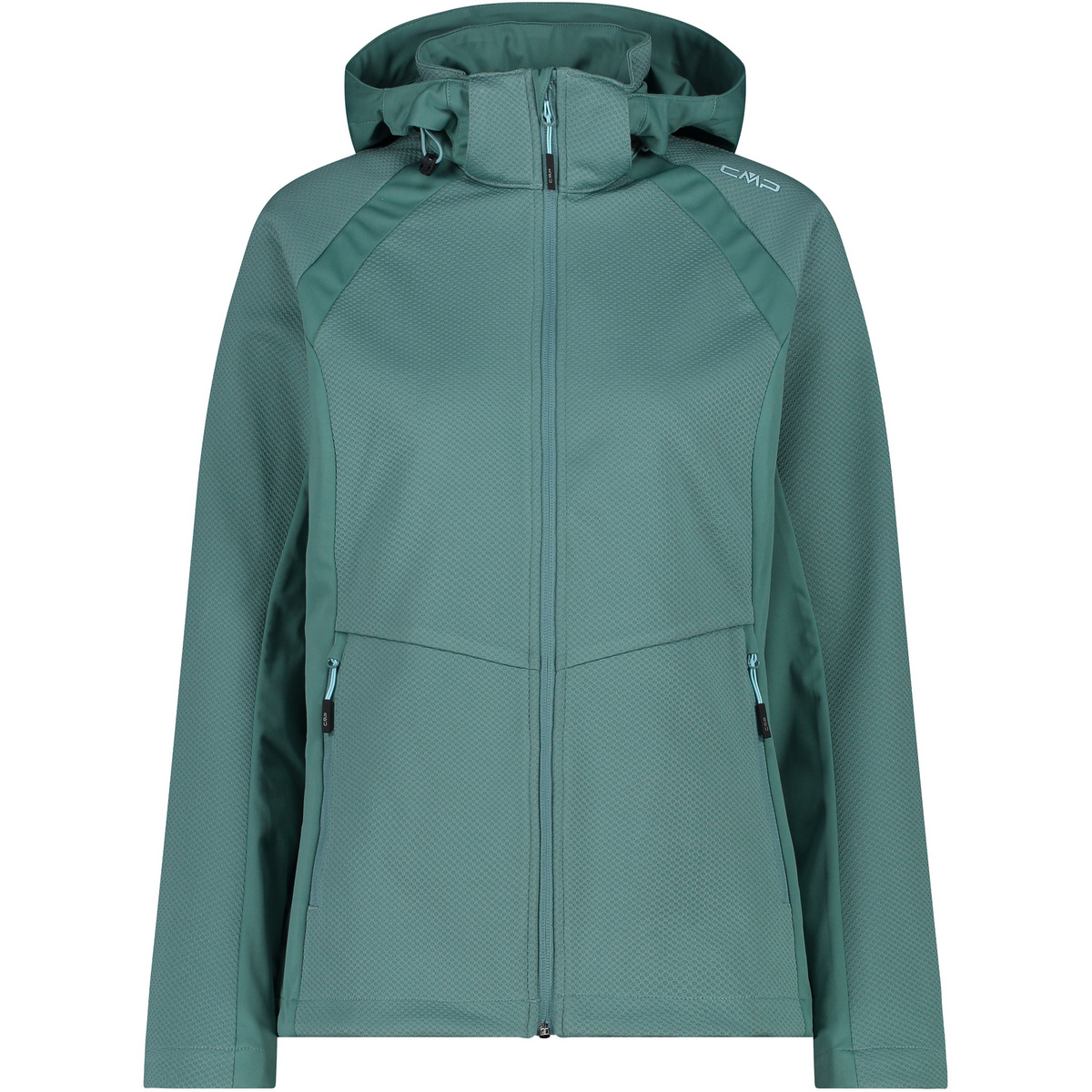 CMP Damen Zip Hoodie Jacke (Größe M, tuerkis)