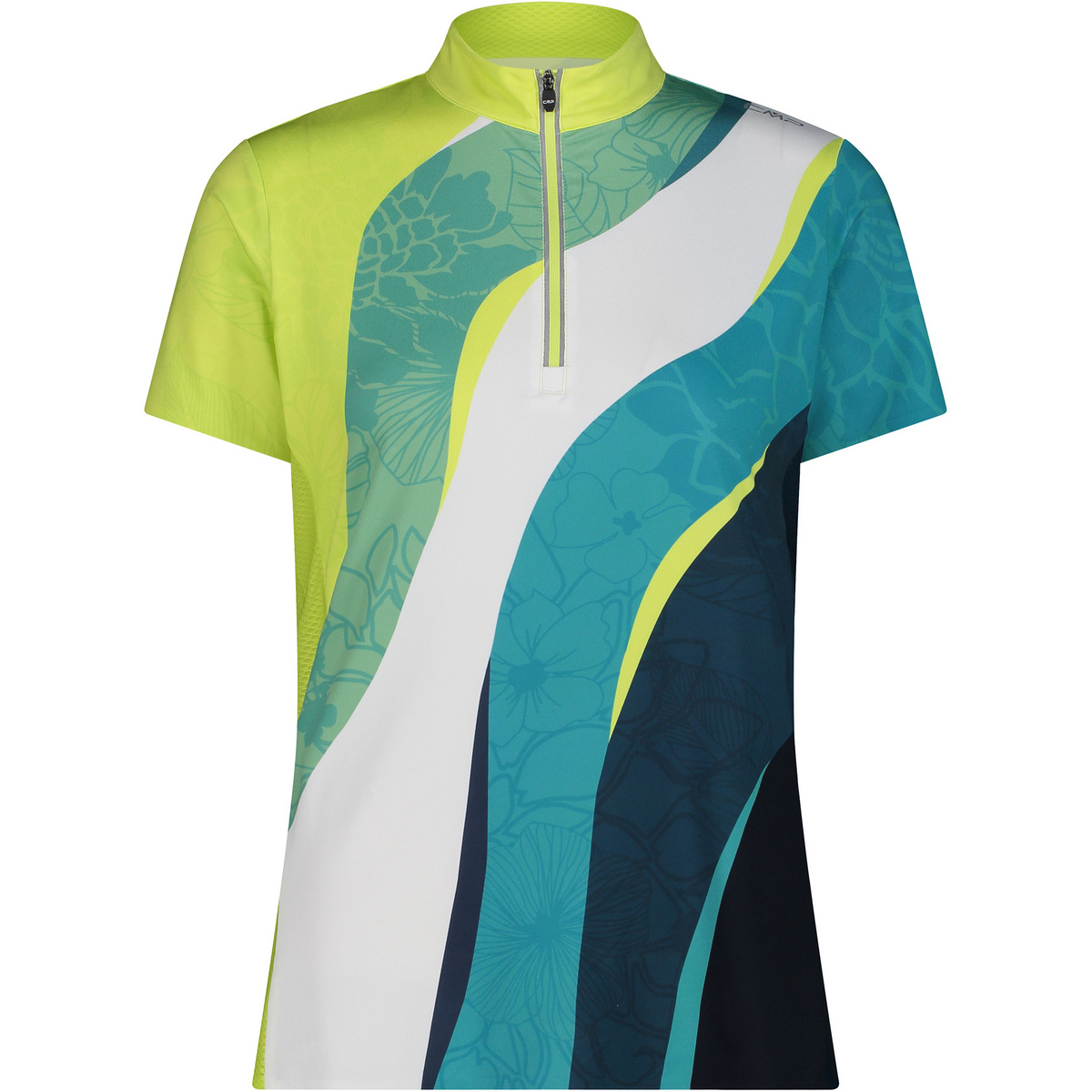 CMP Donna Maglia da ciclismo (Taglia XXS, Verde)