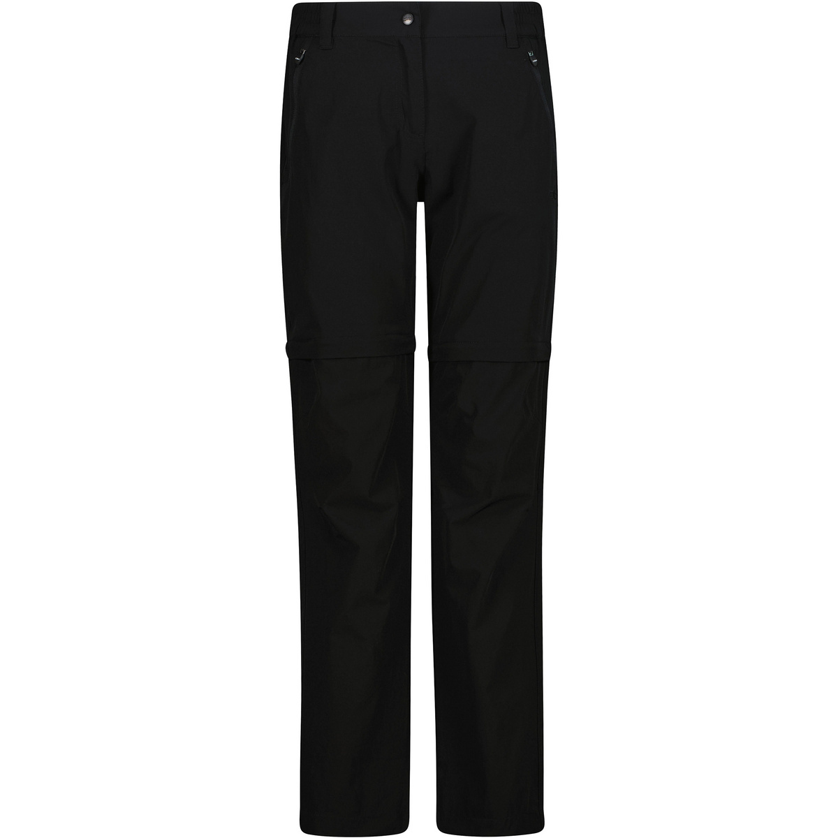 CMP Donna Pantaloni Zip Off (Taglia XXS, Nero)