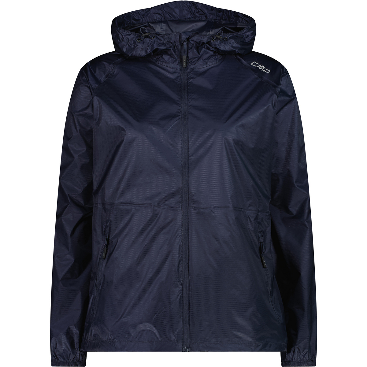 CMP Femme Veste Rain Hoodie (taille L, Bleu)