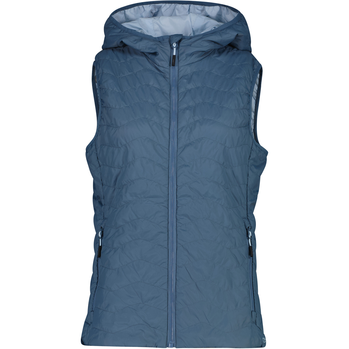 CMP Damen Hoodie Weste (Größe L, blau)