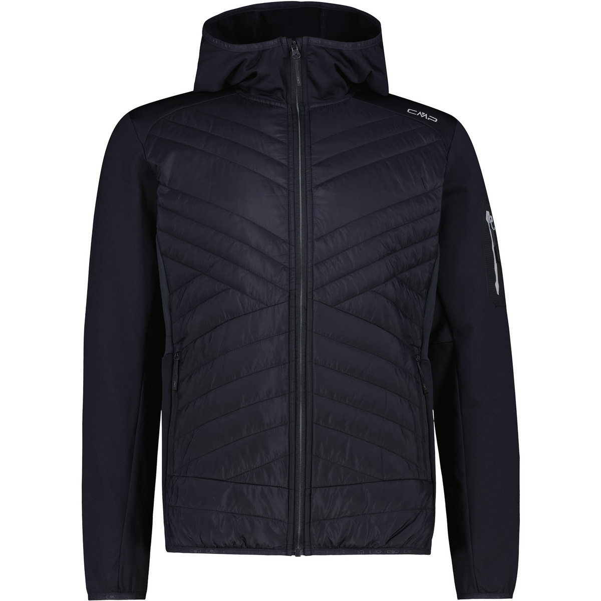 CMP Homme Veste Hybrid Hoodie (taille S, Gris)