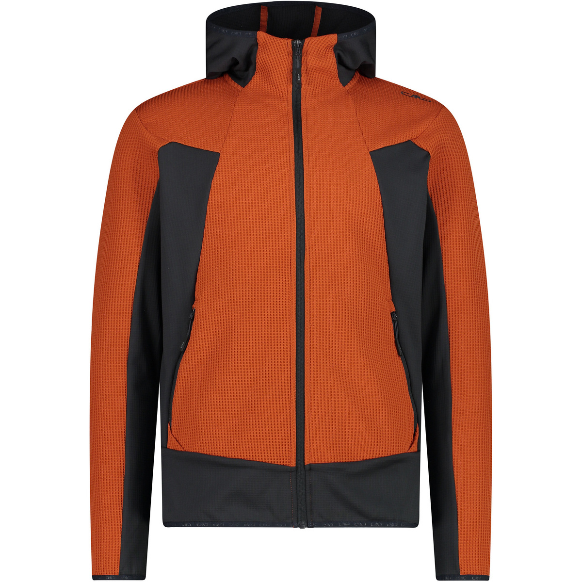 CMP Homme Veste Hoodie (taille 4XL, Orange)