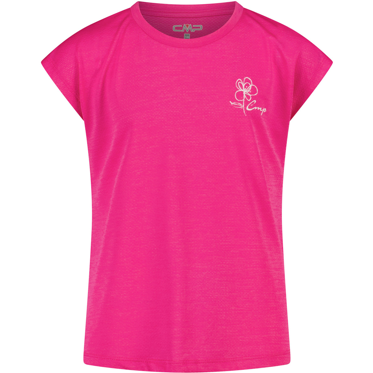 CMP Bambino Maglietta (Taglia 116, Magenta)