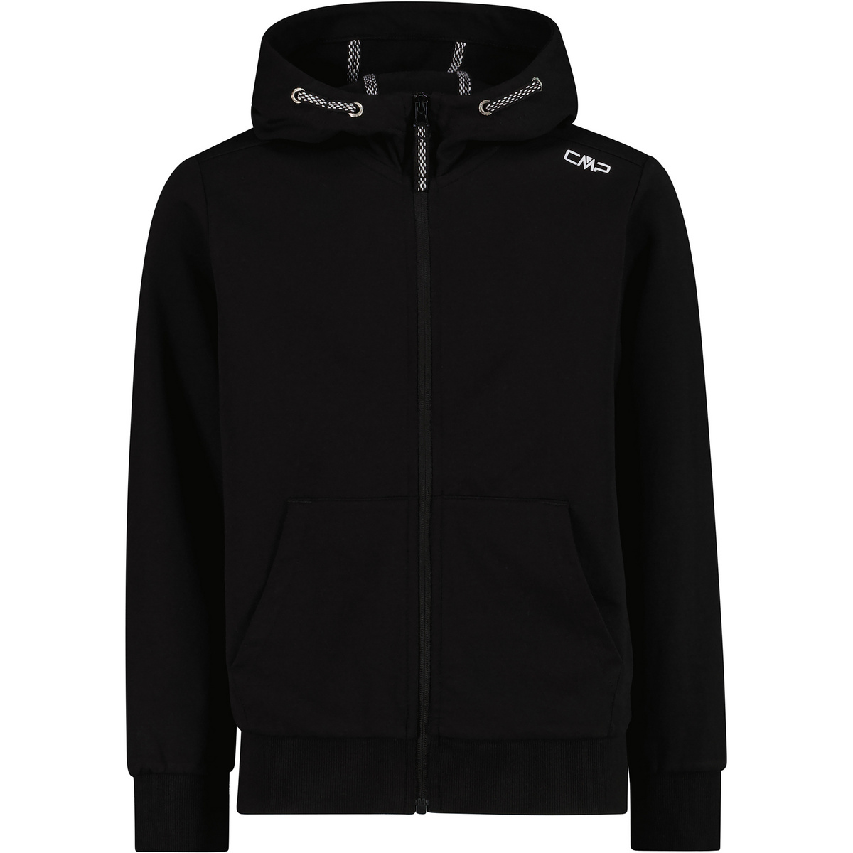 CMP Bambino Giacca Hoodie (Taglia 98, Nero)