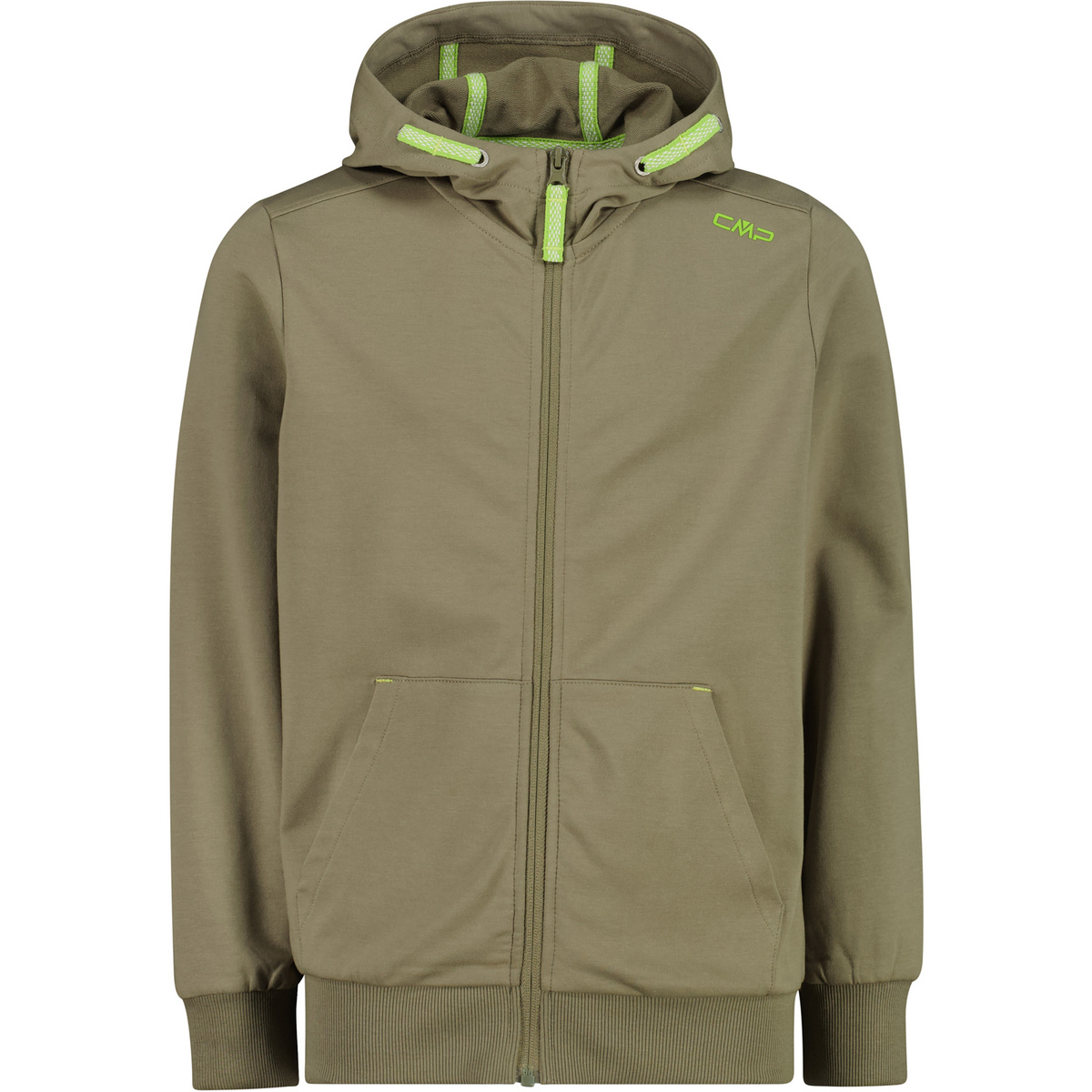 CMP Kinder Hoodie Jacke (Größe 164, oliv)
