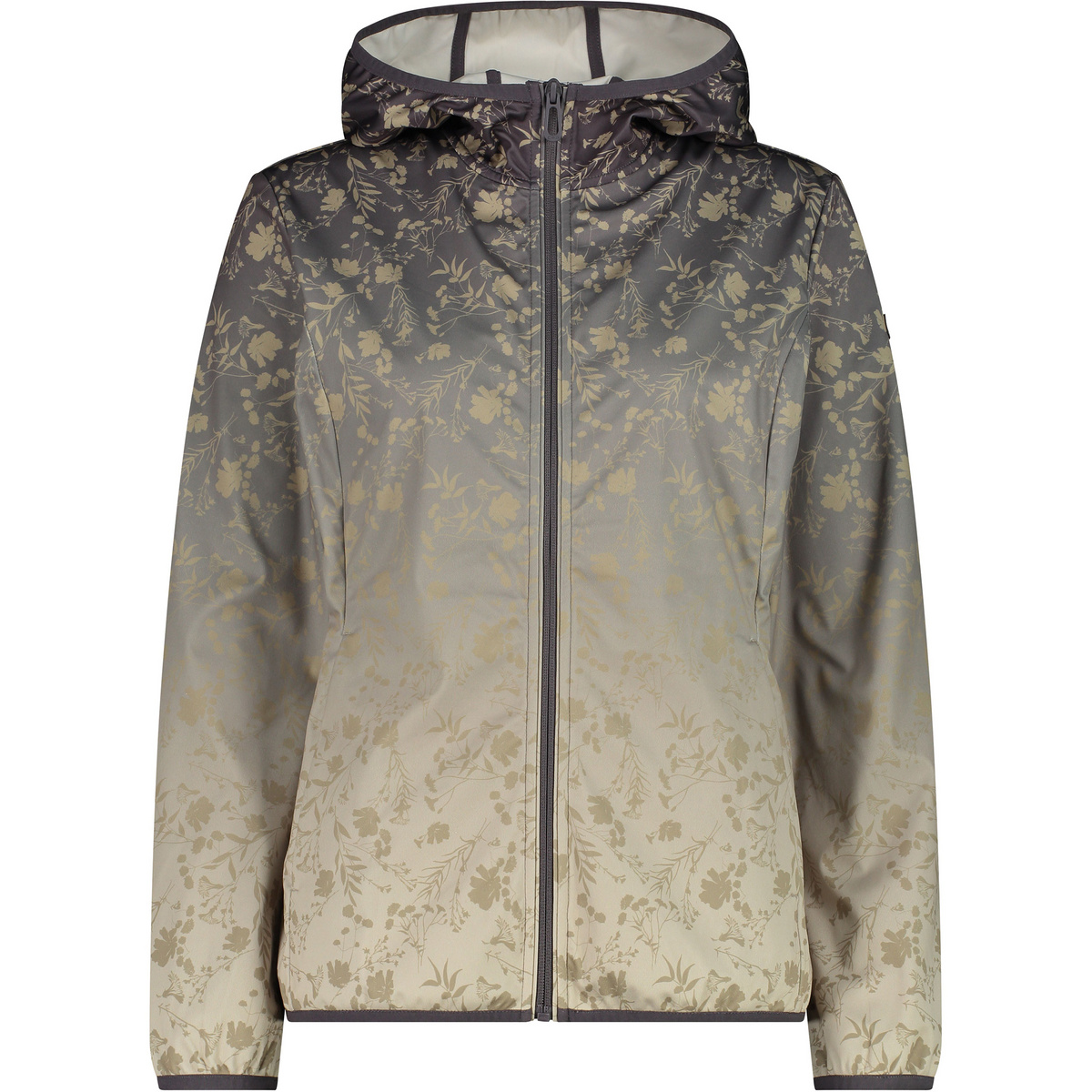 CMP Damen Hoodie Jacke (Größe XL, beige)