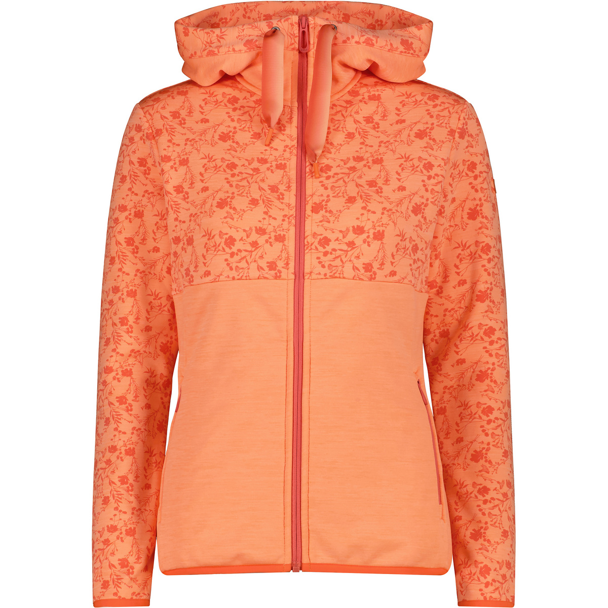 CMP Damen Hoodie Jacke (Größe XXS, orange)
