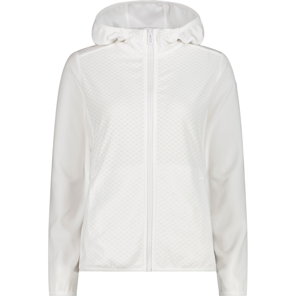 CMP Donna Giacca Hoodie (Taglia L, Bianco)
