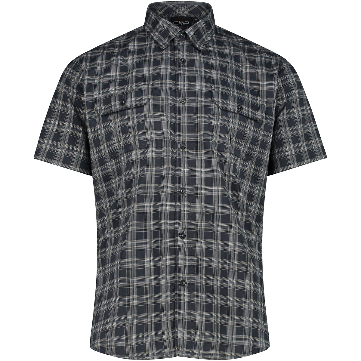 CMP Uomo Camicia (Taglia 3XL, Grigio)