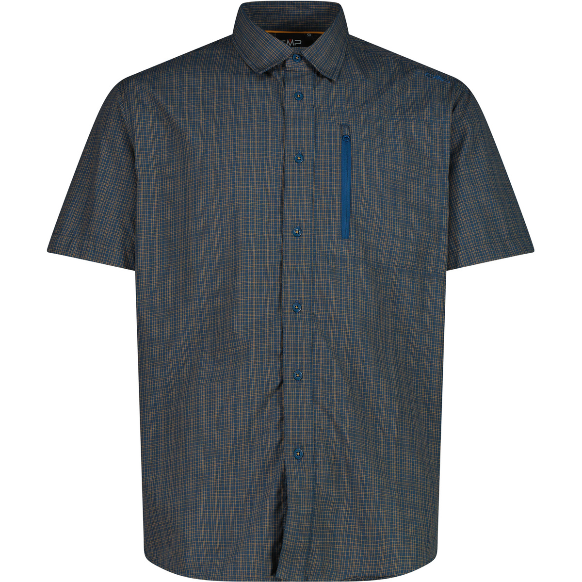CMP Uomo Camicia (Taglia S, Grigio)