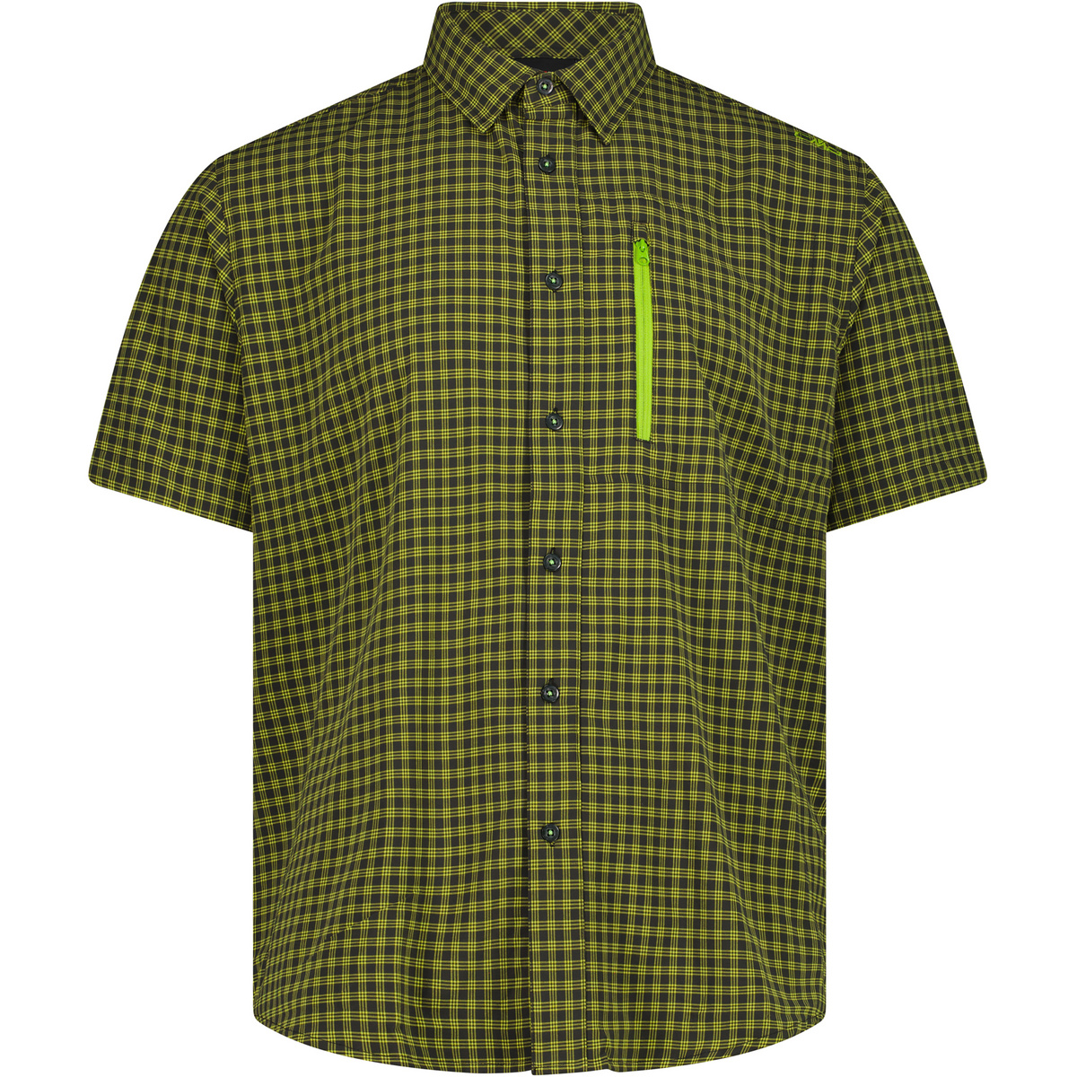 CMP Uomo Camicia (Taglia M, Verde oliva)