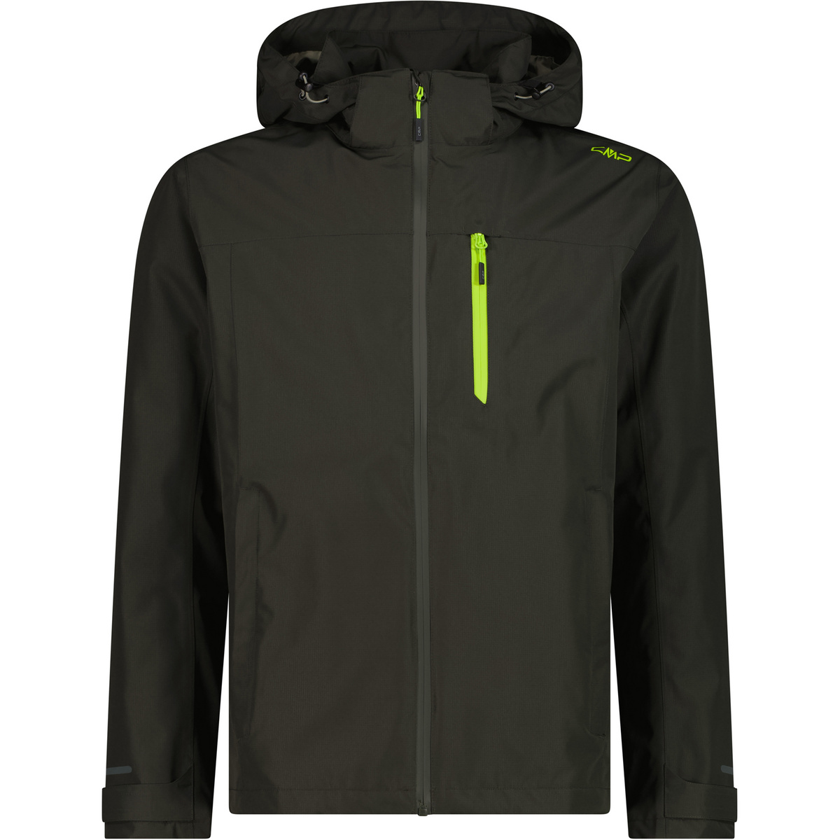 CMP Uomo Giacca Hoodie (Taglia S, Nero)