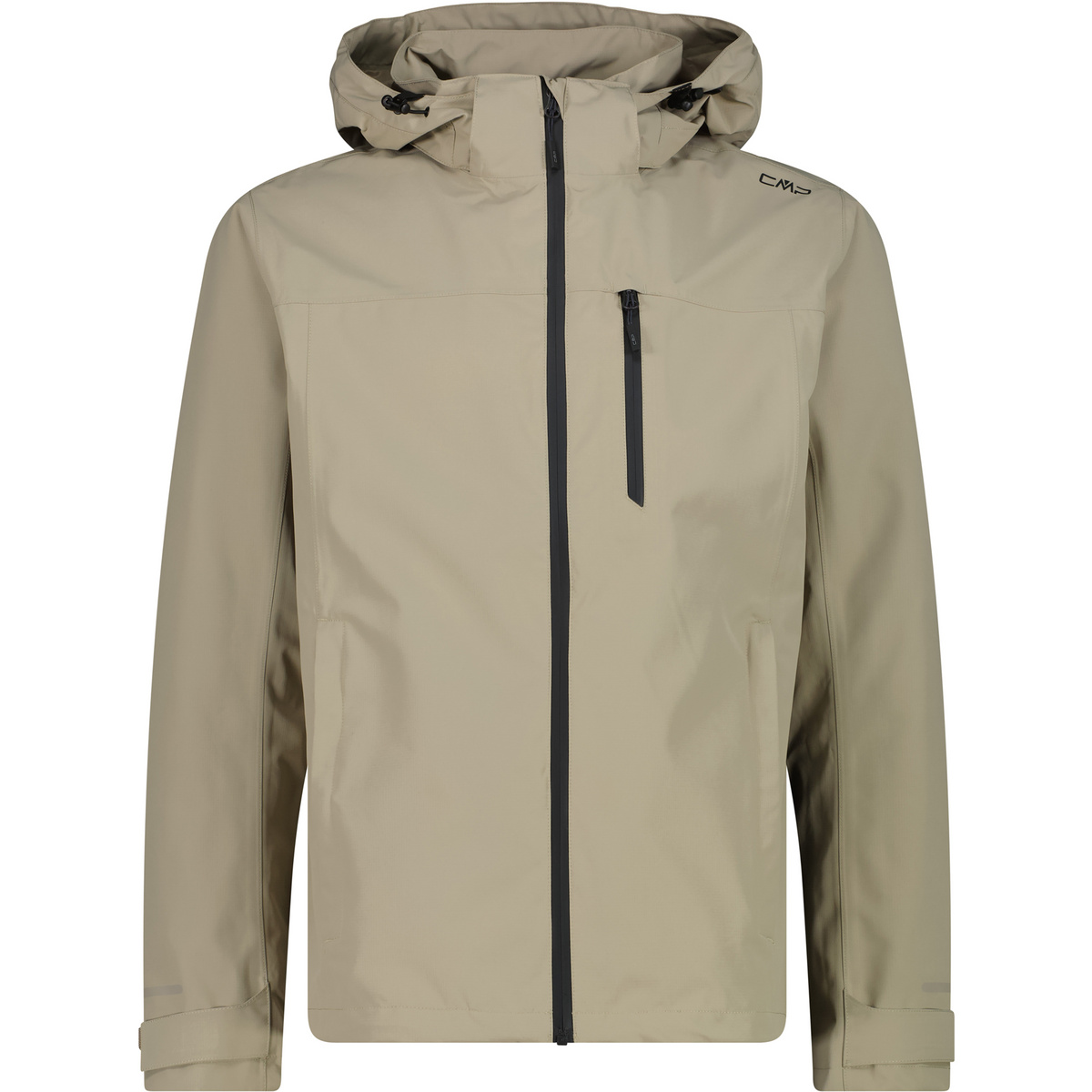 CMP Uomo Giacca Hoodie (Taglia 5XL, Beige)