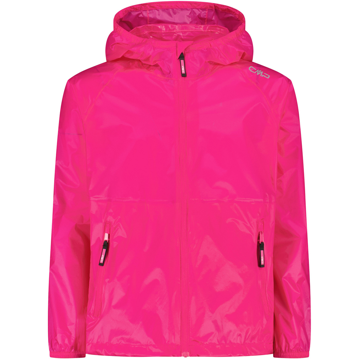 CMP Kinder Rain Hoodie Jacke (Größe 104, pink)