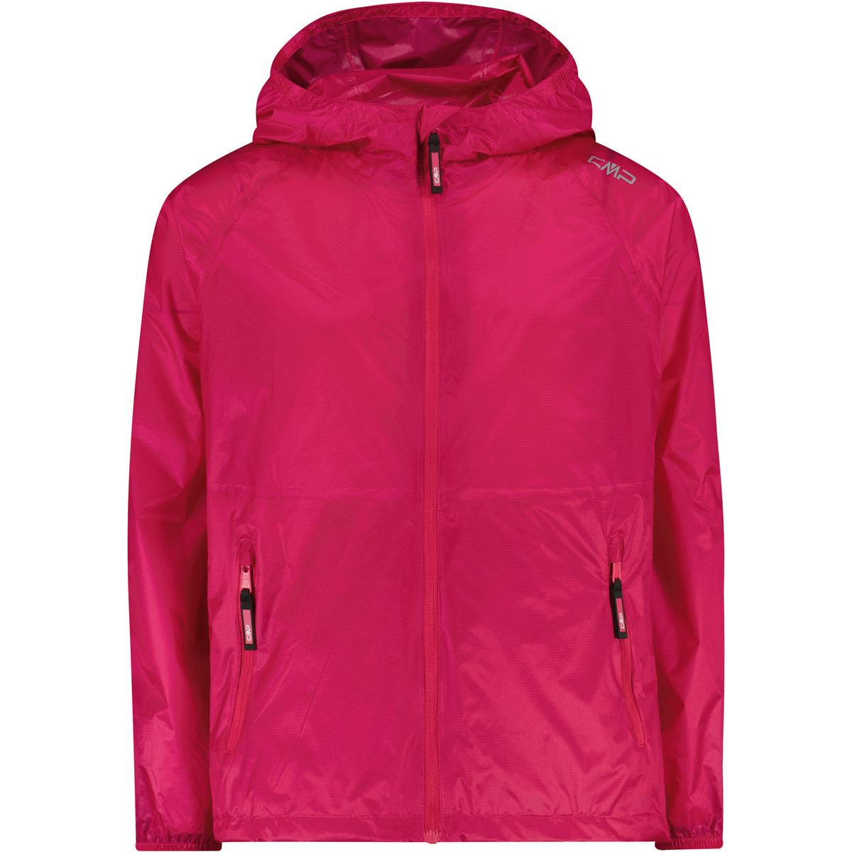 CMP Kinder Rain Hoodie Jacke (Größe 116, pink)