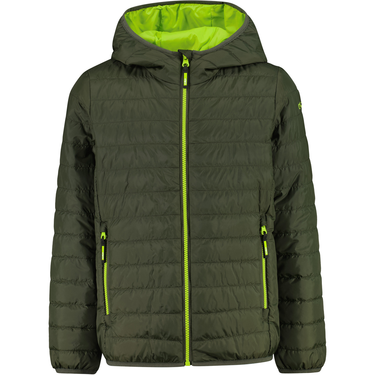 CMP Bambino Giacca Hoodie (Taglia 98, Verde oliva)