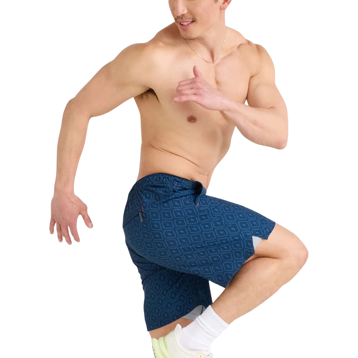 Saxx Underwear Homme Short Multi-Sport 2n1 7" (taille S, Bleu)