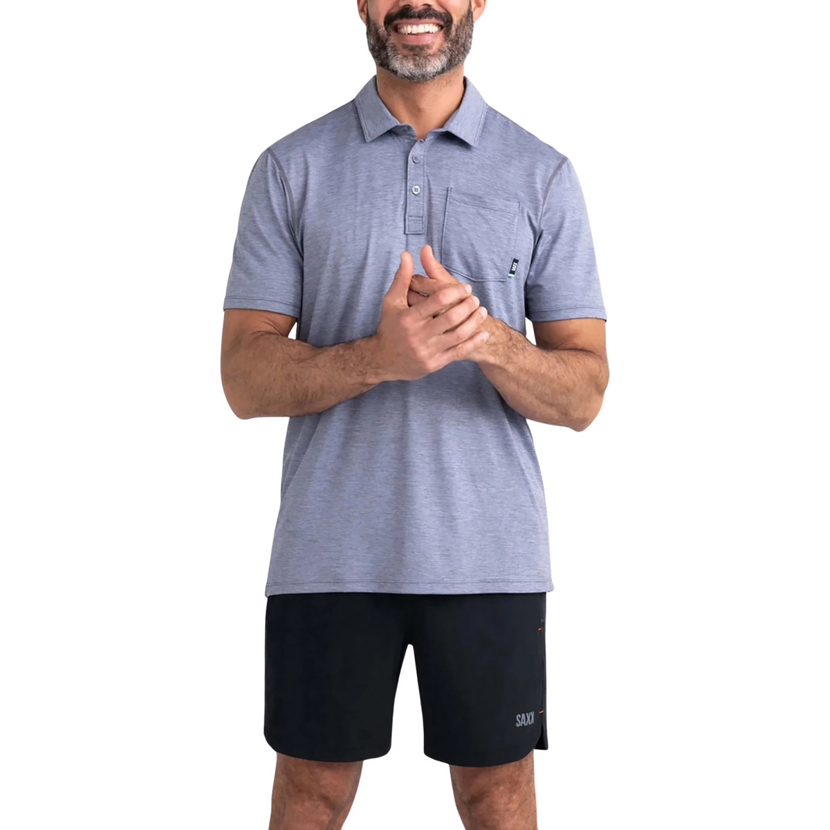 Saxx Underwear Herren Gainmaker 2n1 7" Shorts (Größe M, schwarz)
