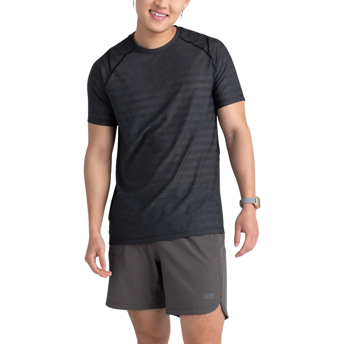 Saxx Underwear Herren Gainmaker 2n1 7" Shorts (Größe M, grau)